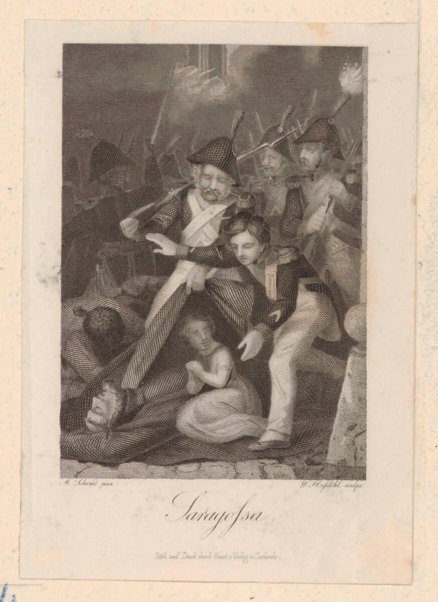 Spindler, Carl: Saragossa (Buchillustration), Inv. Nr.: DG2017/1/6473