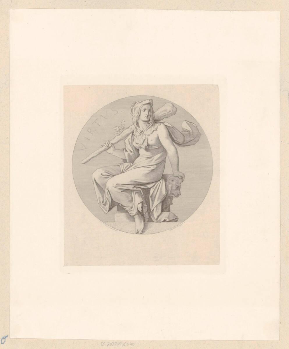 Allegorische Figur: Virtus (Tapferkeit), Inv. Nr.: DG2017/1/6540