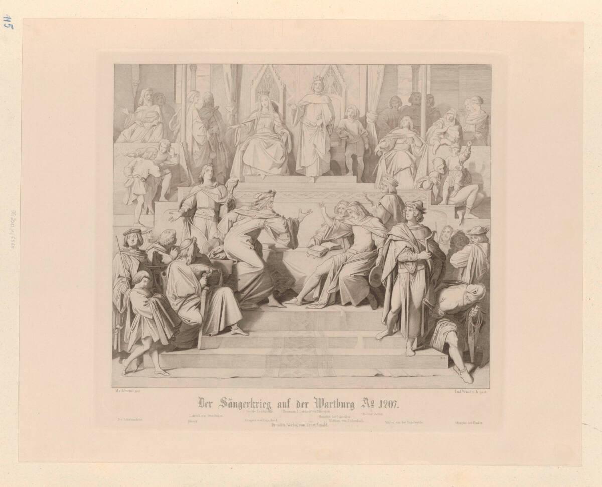 Der Sängerkrieg auf der Wartburg, Inv. Nr.: DG2017/1/6565