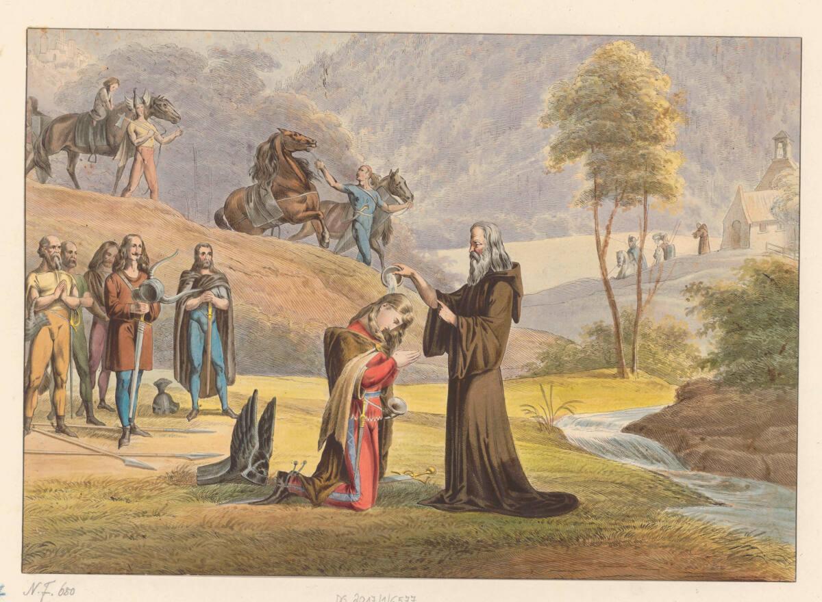 Oesterreichs Sagen und Heldenmahle No.2: St. Severinus, Inv. Nr.: DG2017/1/6577