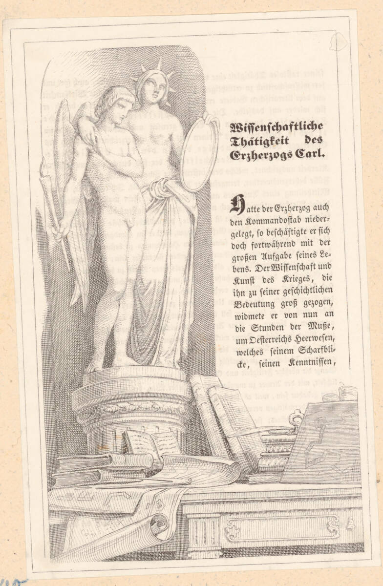 Duller, Eduard: Erzherzog Carl von Österreich (Buchillustration), Prandel&Comp. KaulfussWit., 1847