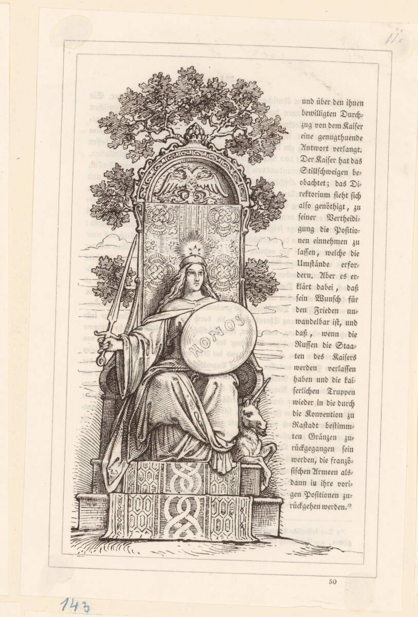 Duller, Eduard: Erzherzog Carl von Österreich (Buchillustration), Prandel&Comp. KaulfussWit., 1847
