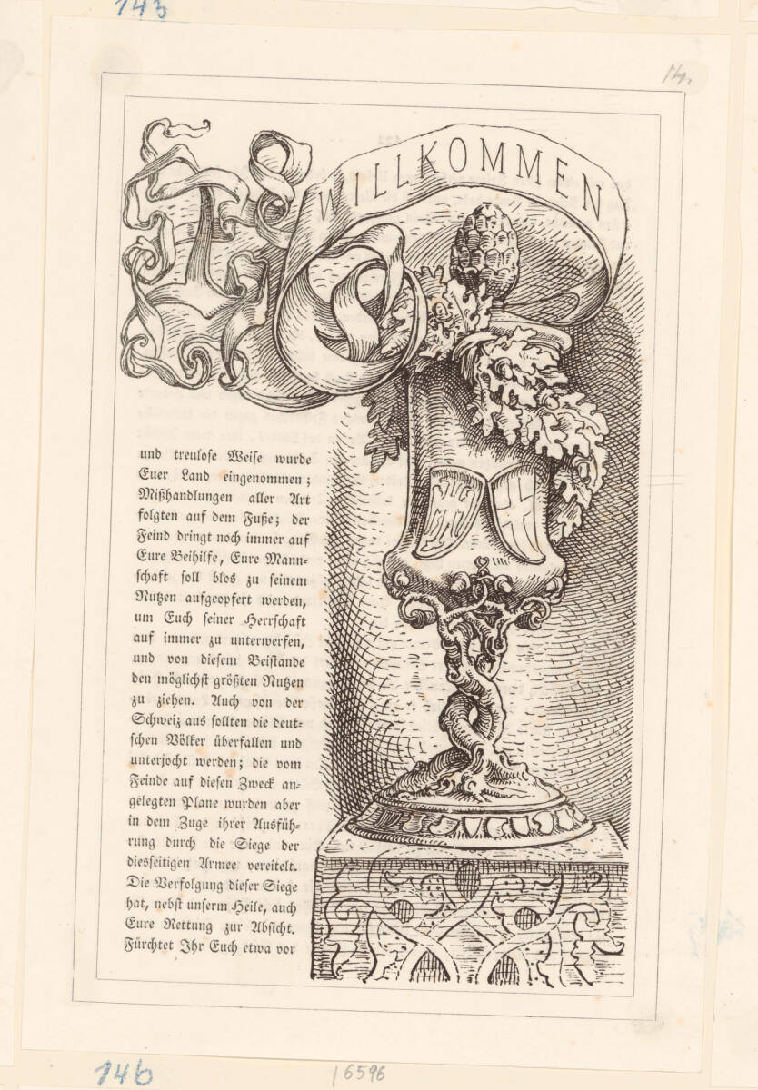 Duller, Eduard: Erzherzog Carl von Österreich (Buchillustration), Prandel&Comp. KaulfussWit., 1847