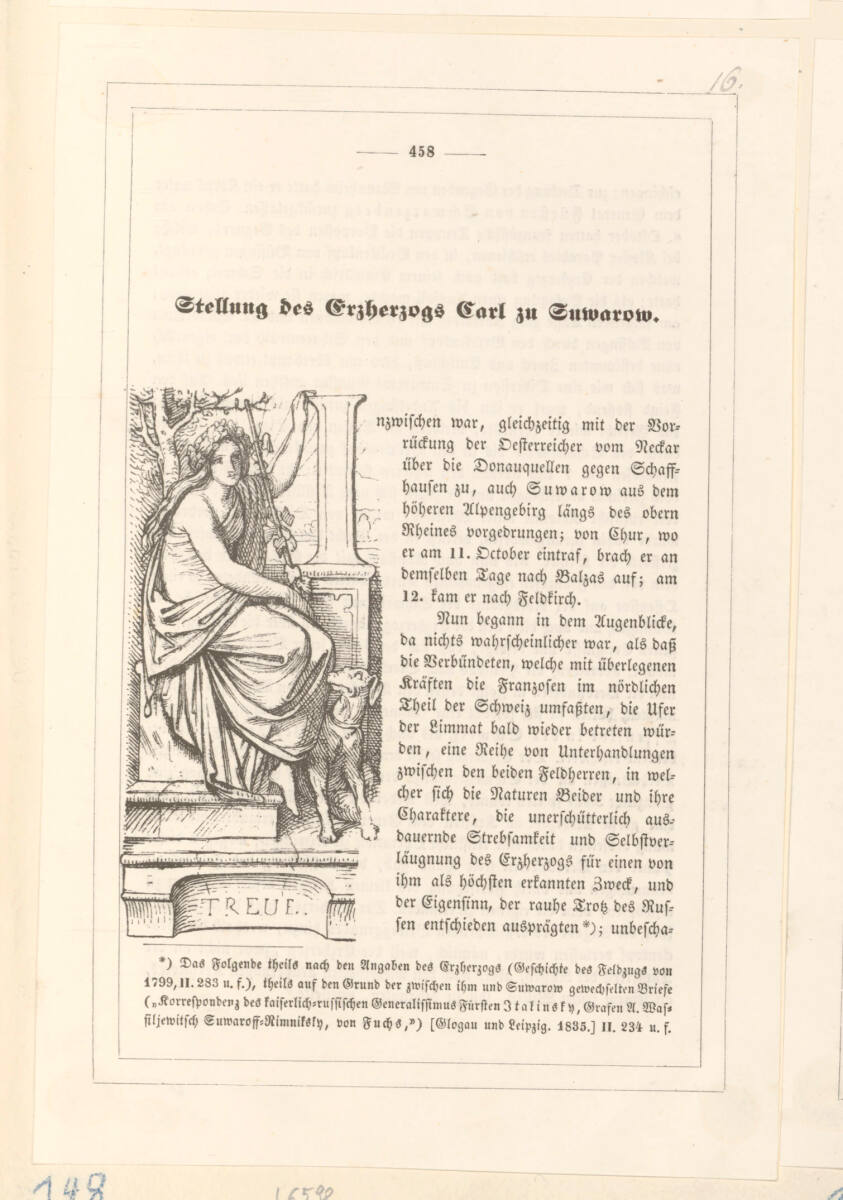 Duller, Eduard: Erzherzog Carl von Österreich (Buchillustration), Prandel&Comp. KaulfussWit., 1847
