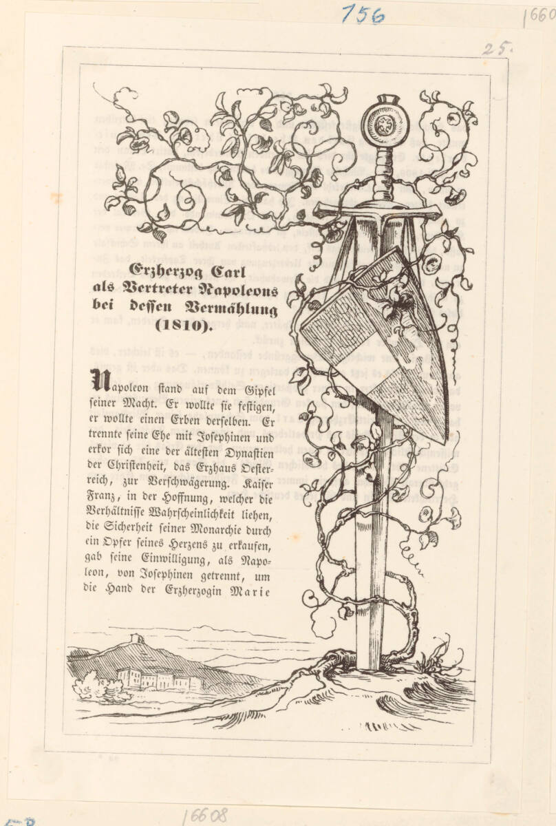 Duller, Eduard: Erzherzog Carl von Österreich (Buchillustration), Prandel&Comp. KaulfussWit., 1847