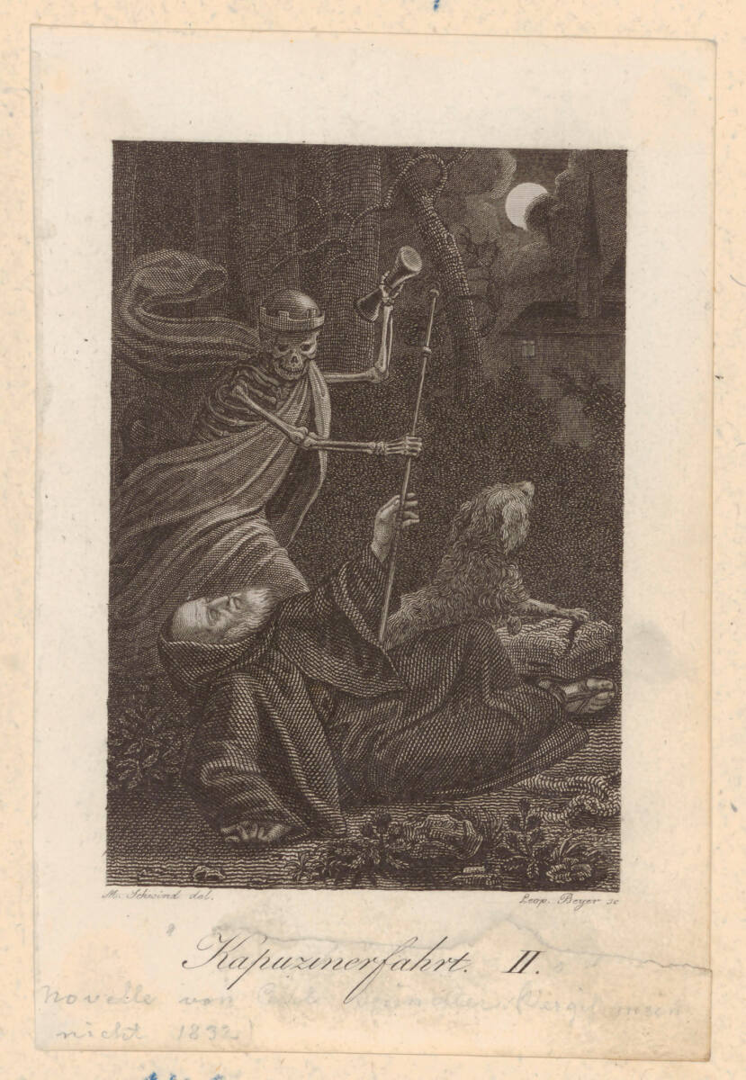 Spindler, Carl: Kapuzinerfahrt II (Buchillustration), LeopoldBeyer, 1832