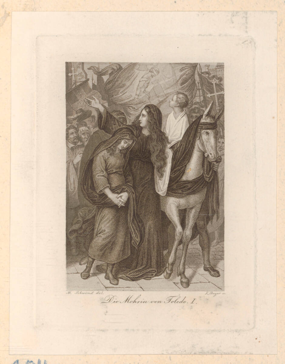 Spindler, Carl: "Die Mohrin von Toledo I" (BuchiIllustration), LeopoldBeyer, 1831