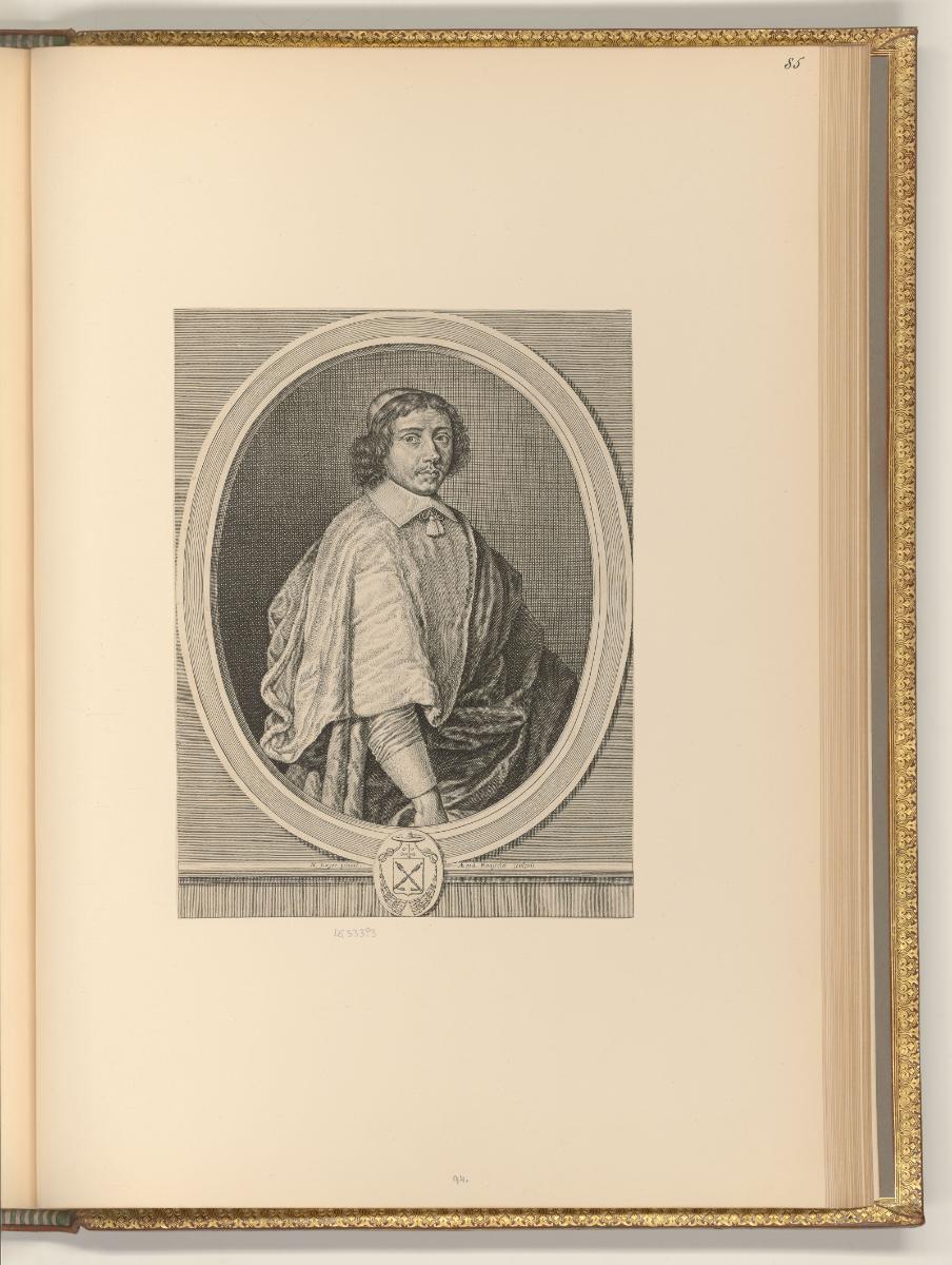 Druckgrafiken von Gilles Rousselet, Porträt Jean-François Paul de Gondi, Inv. Nr.: Frankreich n…