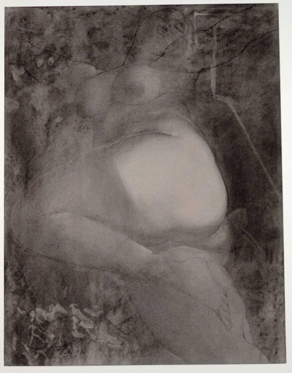Ernst Fuchs, Im Bett, Inv. Nr.: 36116