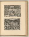 Radierungen von Jean Le Pautre, Interieur und Bettnische, Inv. Nr.: Frankreich nach Sektionen I…