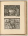 Radierungen von Jean Le Pautre, Interieur und Bettnische, Inv. Nr.: Frankreich nach Sektionen I…