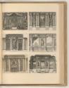 Radierungen von Jean Le Pautre, Wandaufriss mit Säulen (Ornamentstich), Inv. Nr.: Frankreich na…