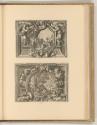 Radierungen von Jean Le Pautre, Zierrahmen mit Gemälde (Ornamentstich), Inv. Nr.: Frankreich na…