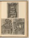 Radierungen von Jean Le Pautre, Kamine im italienischen Stil (Ornamentstich), Inv. Nr.: Frankre…