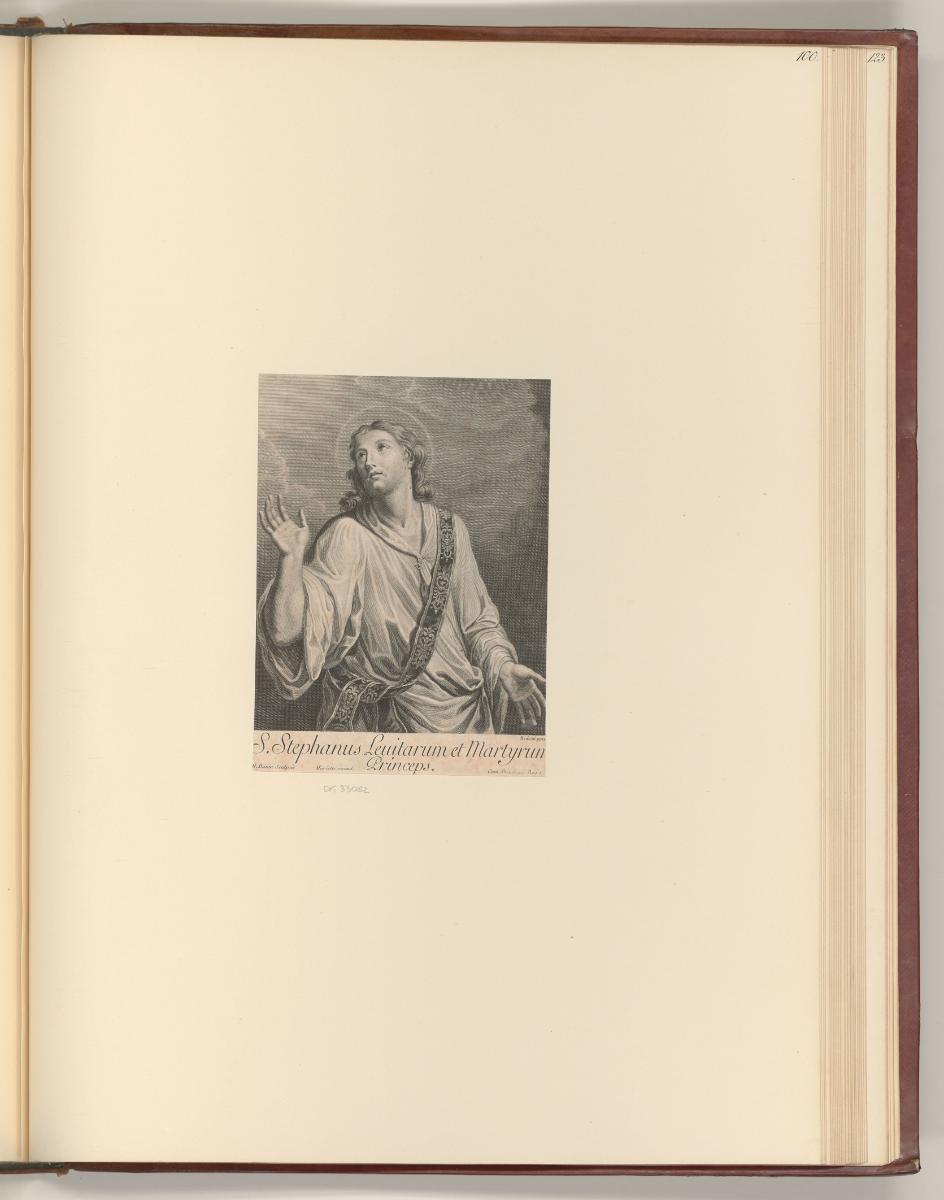 Französische Druckgrafiken des 17. Jahrhunderts, Hl. Stephanus, Inv. Nr.: Frankreich nach Sekti…