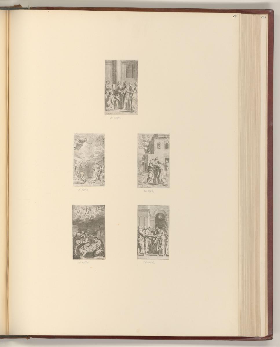 Französische Druckgrafiken des 17. Jahrhunderts, Biblische Szenen, Inv. Nr.: Frankreich nach Se…