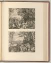 Französische Druckgrafiken des 17. Jahrhunderts, Rastende Bauern; Spielende Schafhirten, Inv. N…
