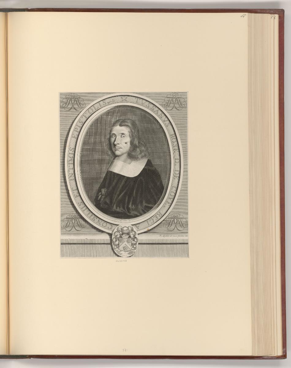 Französische Druckgrafiken des 17. Jahrhunderts, Porträt Toussaint Rose, Inv. Nr.: Frankreich n…