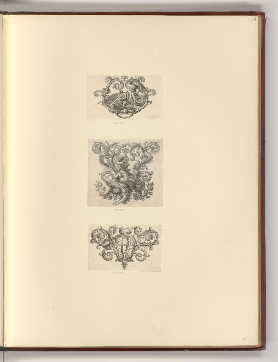 Französische Druckgrafiken des 17. und 18. Jahrhunderts, Ornamente mit biblischen Szenen, Inv. …