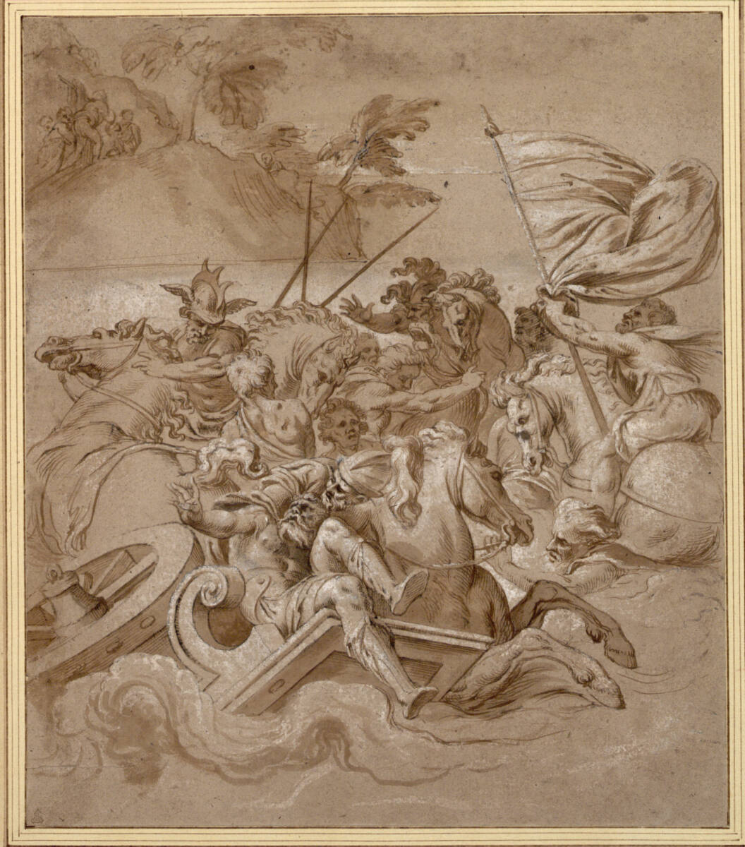 Der Untergang des Pharao im Roten Meer, Paolo Farinati