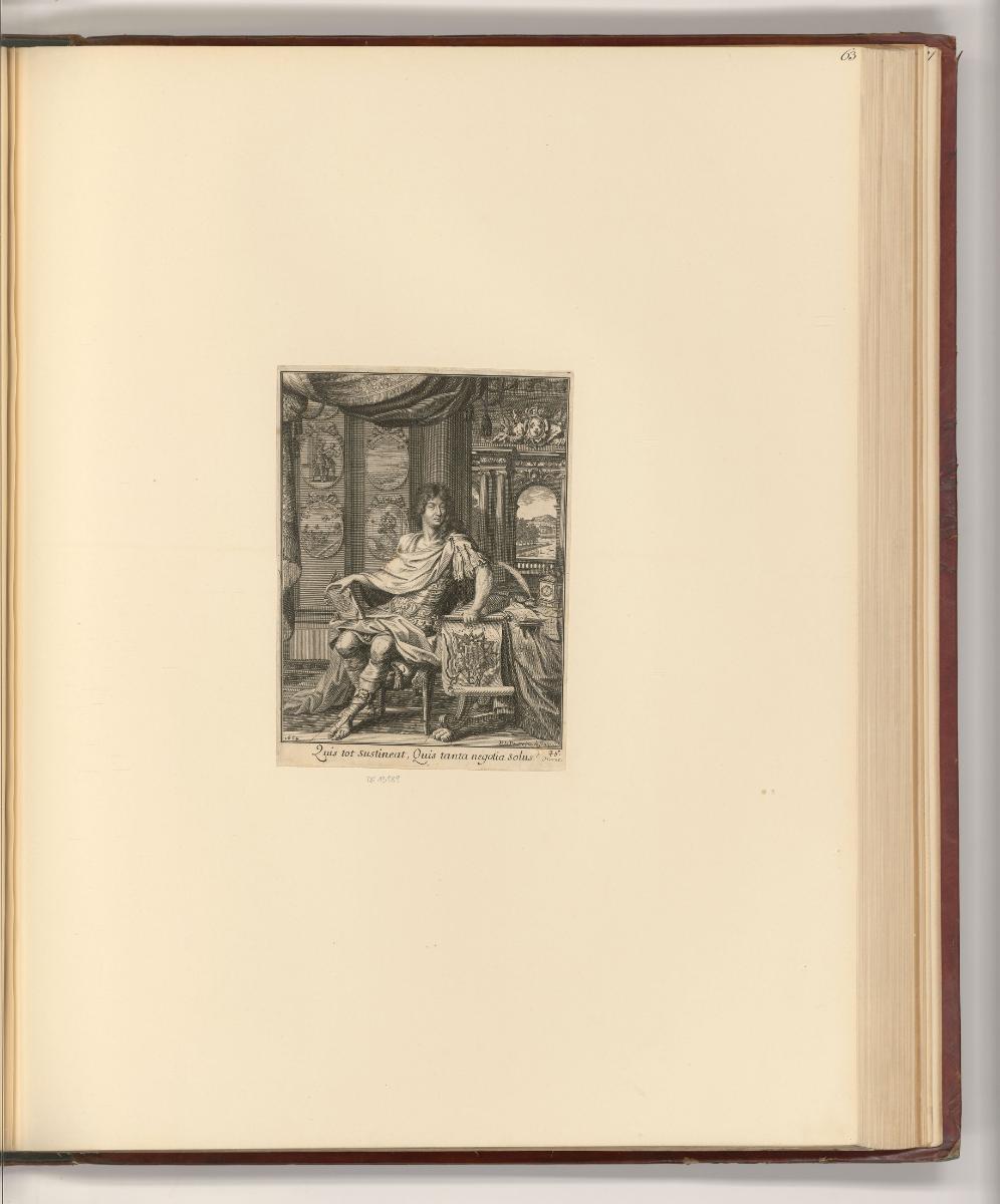 Französische Druckgrafiken des 17. und 18. Jahrhunderts, Ludwig XIV. als römischer Herrscher, I…