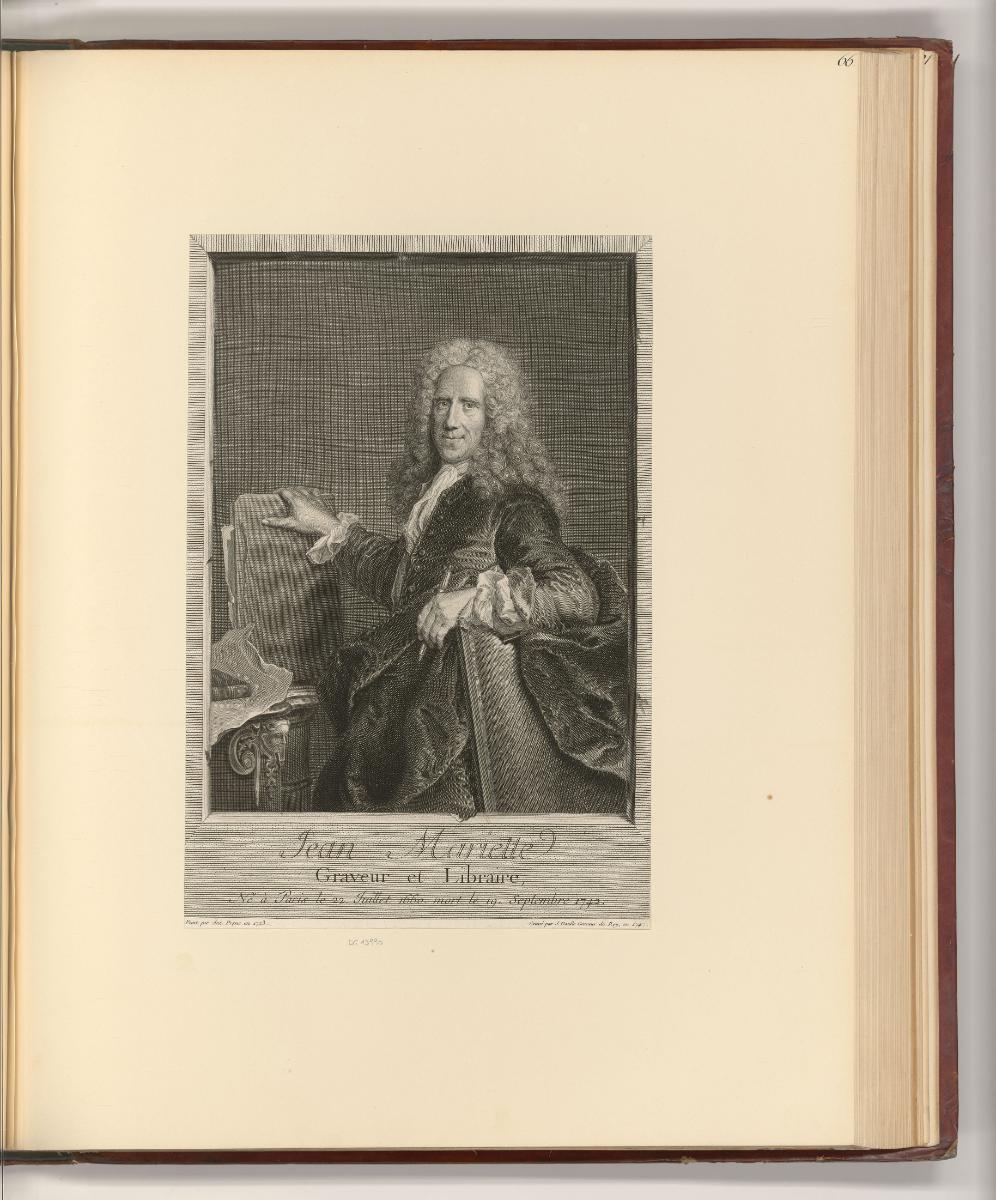 Französische Druckgrafiken des 17. und 18. Jahrhunderts, Porträt Jean Mariette, Inv. Nr.: Frank…