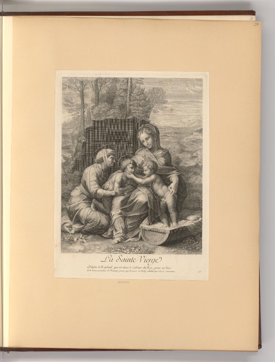 François de Poilly II, Französische Druckgrafiken des 17. und 18. Jahrhunderts, Heilige Maria a…