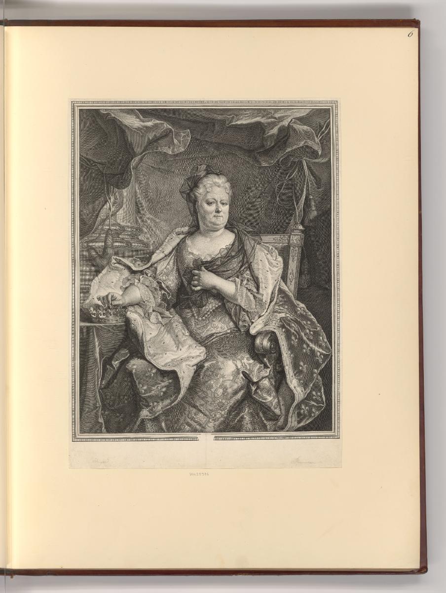 Französische Druckgrafiken des 17. und 18. Jahrhunderts, Porträt Elisabeth Charlotte von Bayern…