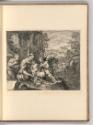 Druckgrafiken von François de Poilly d. Ä., Anbetung des Christkindes durch einen Engel, Inv. N…