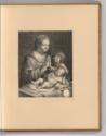 Druckgrafiken von Nicolas de Poilly, Betende Maria mit Kind und Johannesknaben, Inv. Nr.: Frank…