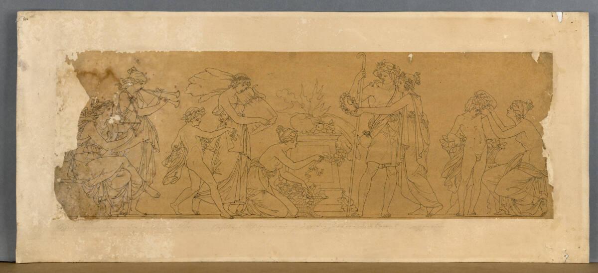 Rudolf Weyr, Fries mit mythologischen Szenen, Inv. Nr.: 36238