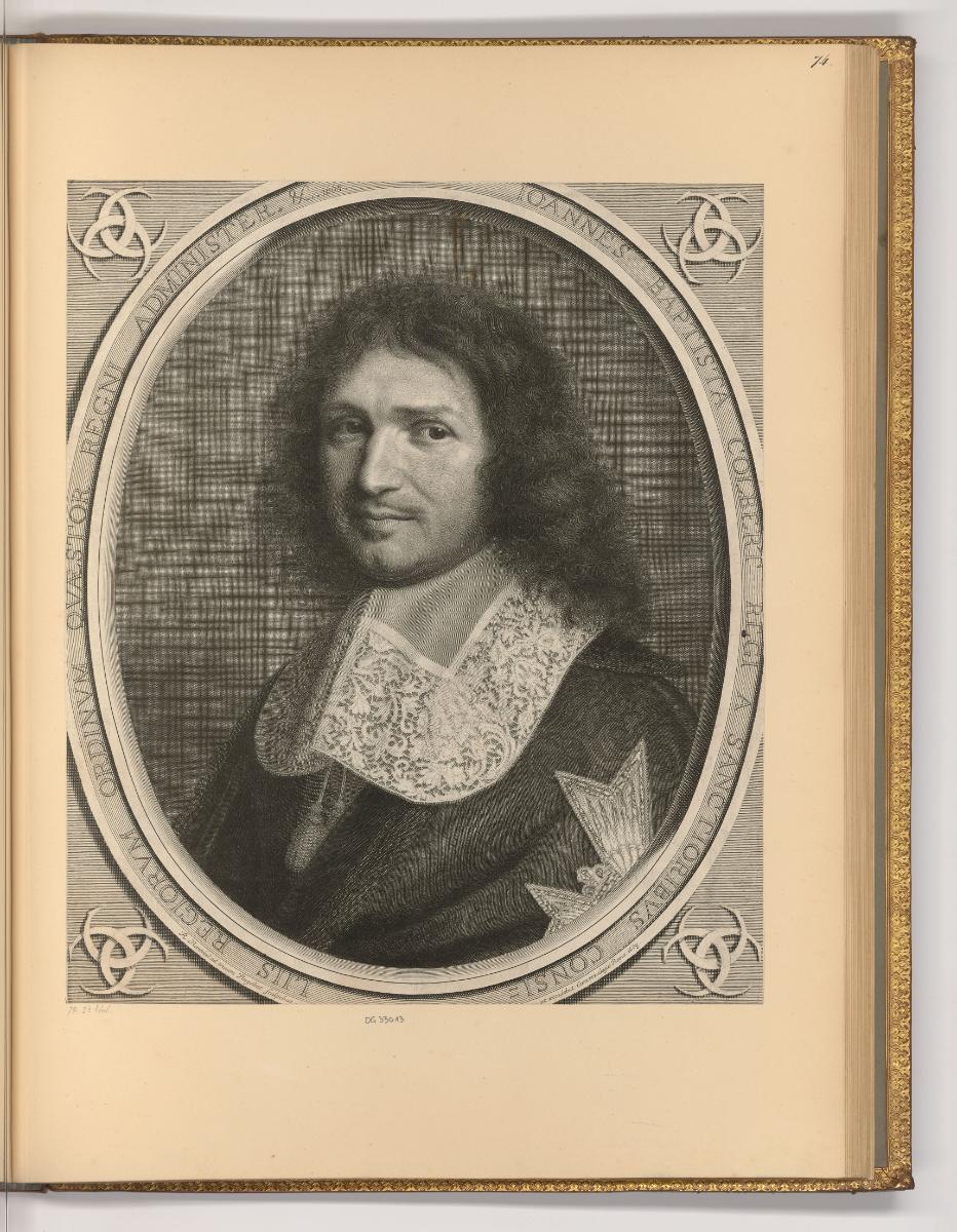 Porträtstiche von Robert Nanteuil, Porträt Jean-Baptiste Colbert, Inv. Nr.: Frankreich nach Sek…