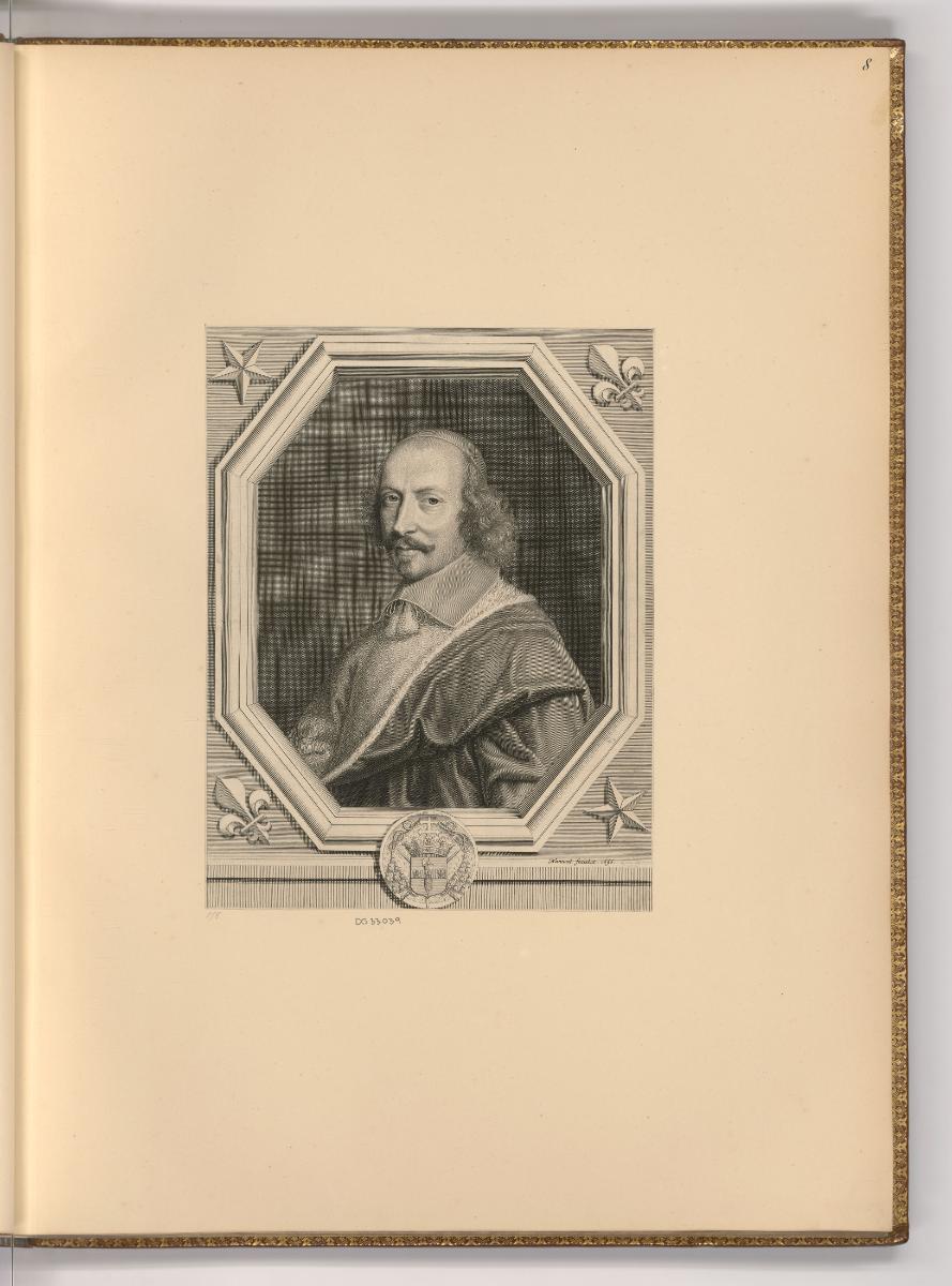 Porträtstiche von Robert Nanteuil, Porträt Jules Mazarin, Inv. Nr.: Frankreich nach Sektionen I…