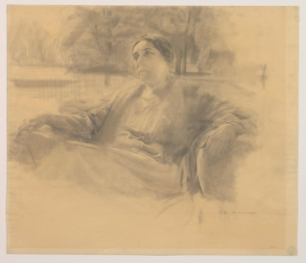 Porträt Frau Szolnay, Franz Wiegele, 1927
