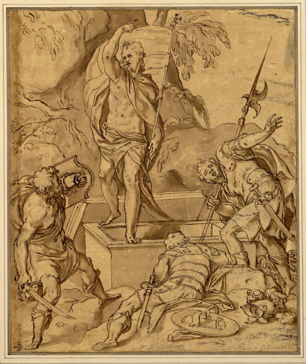 Paolo Farinato, Auferstehung Christi, Inv. Nr.: 1593