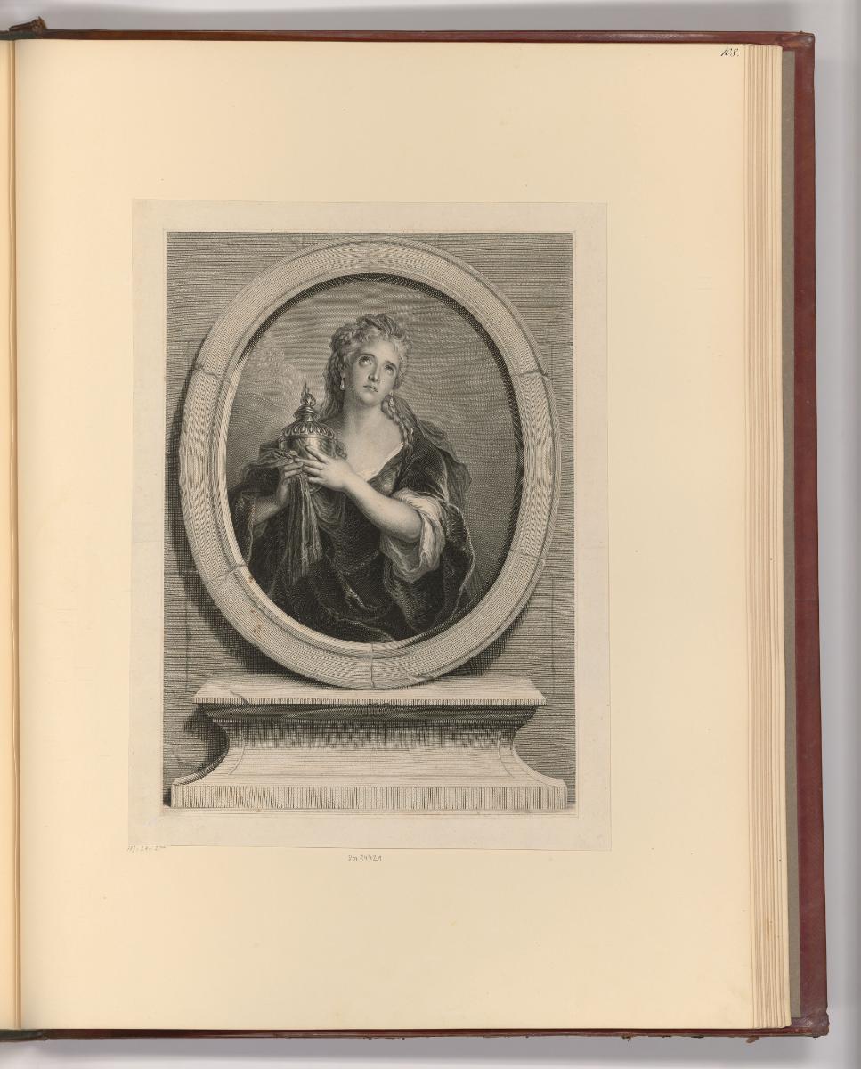 Französische Druckgrafiken des 17. und 18. Jahrhunderts, Porträt Adrienne Lecouvreur
, Inv. Nr…