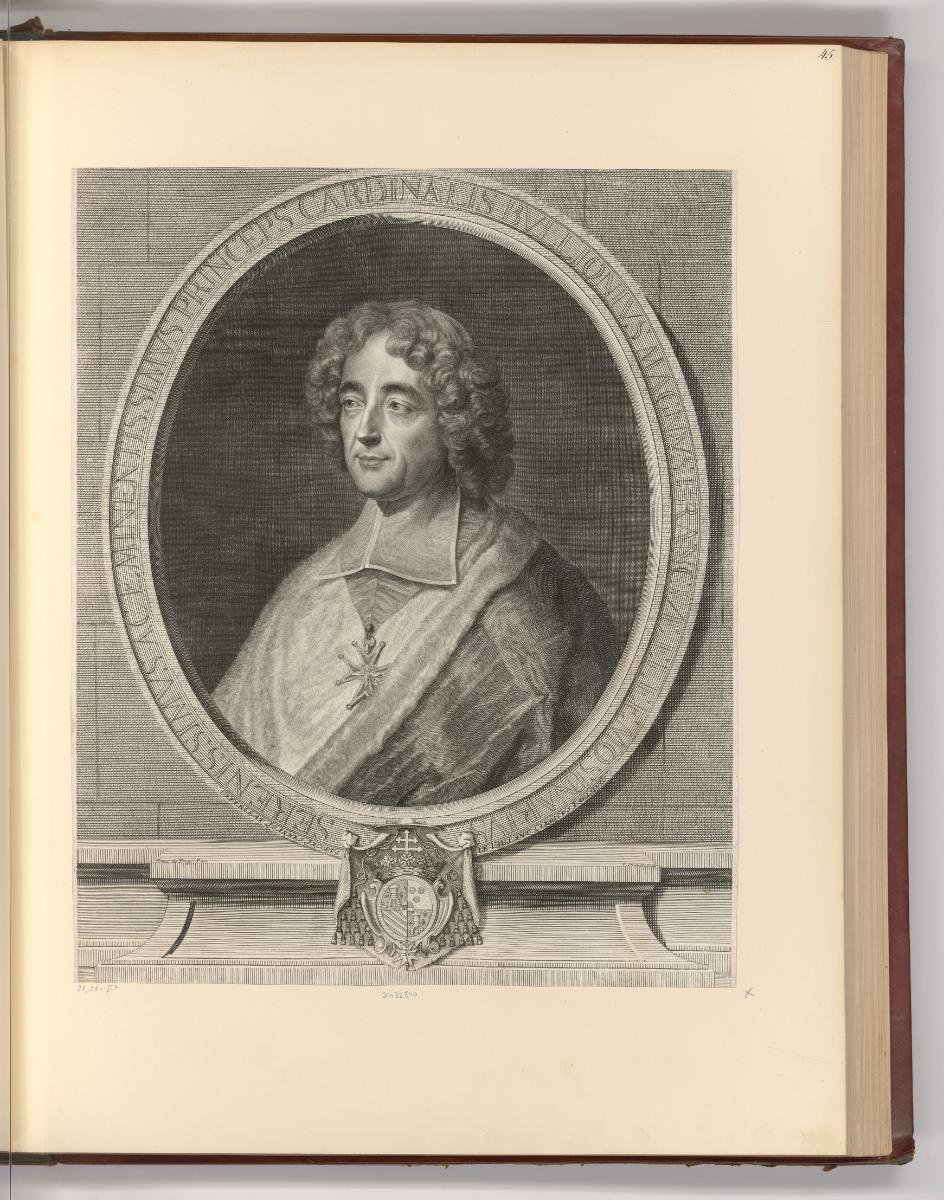 Französische Druckgrafiken des 17. und 18. Jahrhunderts, Porträt Emmanuel Théodose de La Tour d…