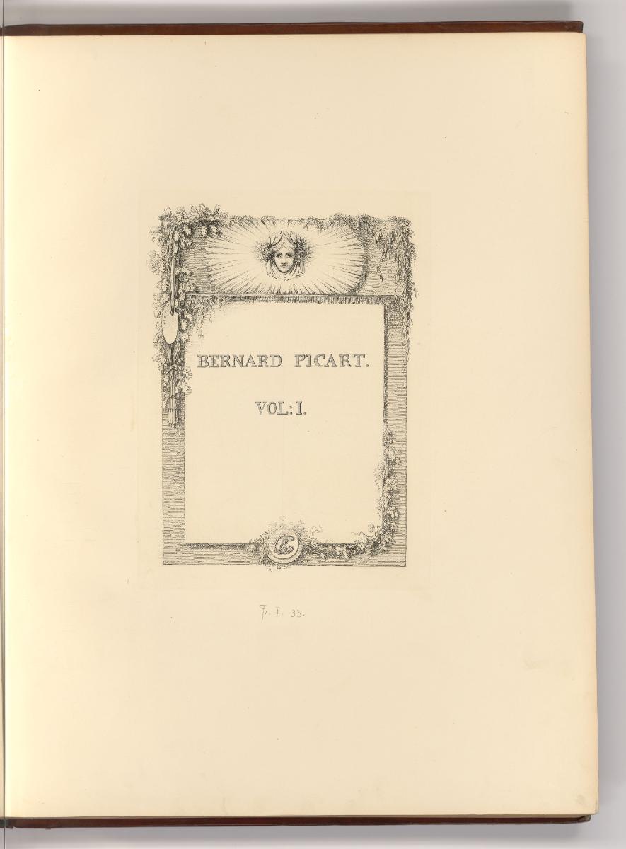 Druckgrafiken von Bernard Picart, Bernard Picart Vol. I., Inv. Nr.: Frankreich nach Sektionen I…