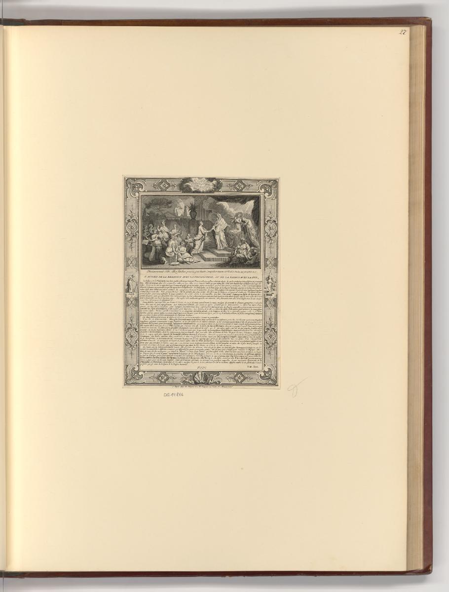 Druckgrafiken von Bernard Picart, Übereinkunft zwischen Relegion und Philosophie, oder Vernunft…