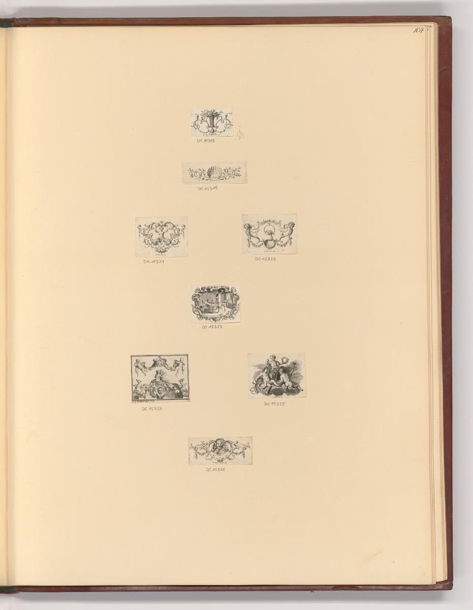 Druckgrafiken von Bernard Picart, Vignetten, Inv. Nr.: Frankreich nach Sektionen I/35, F/I/35/1…