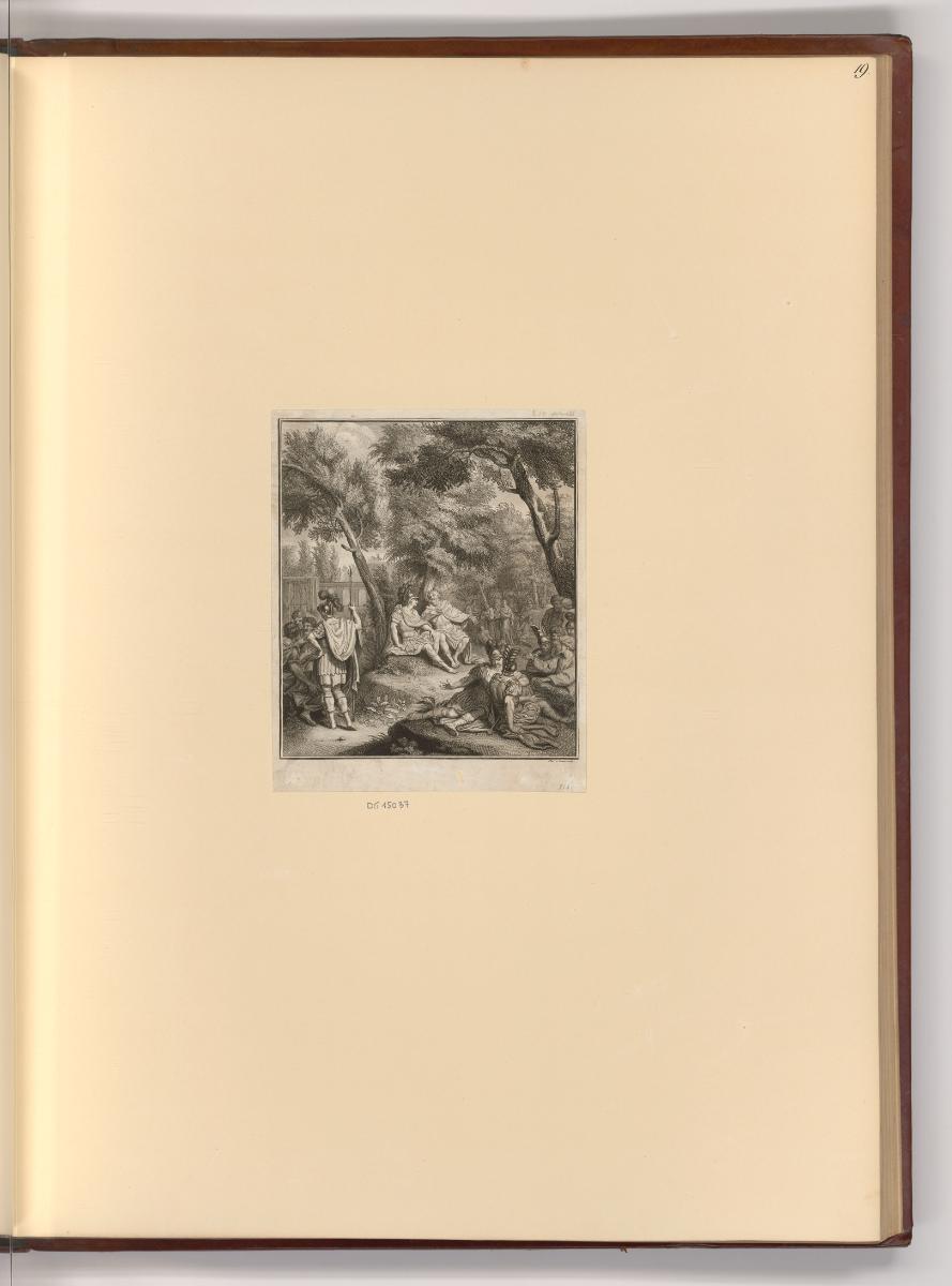 Druckgrafiken von Bernard Picart, Telemach auf Elysion, Inv. Nr.: Frankreich nach Sektionen I/3…