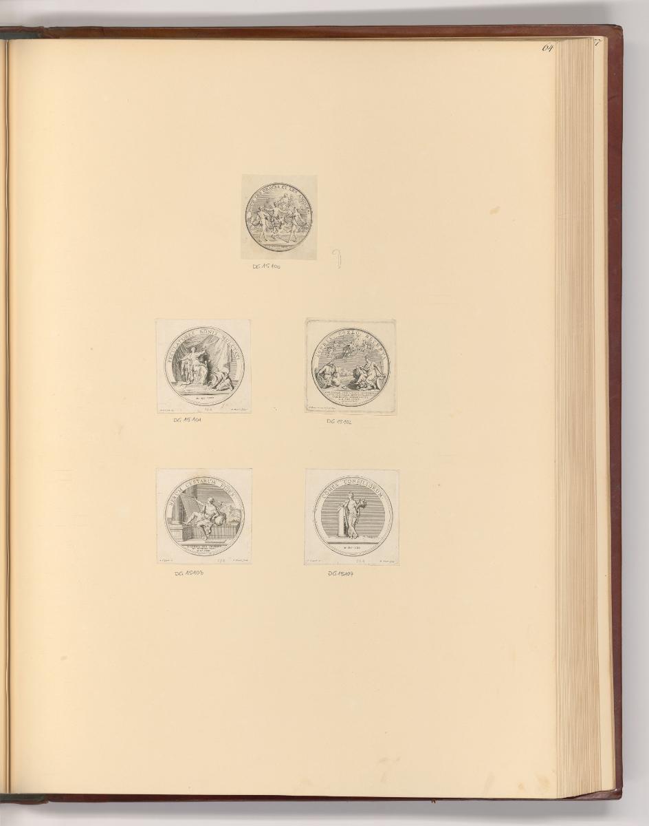 Druckgrafiken von Bernard Picart, Medaillen, Inv. Nr.: Frankreich nach Sektionen I/35, F/I/35/6…