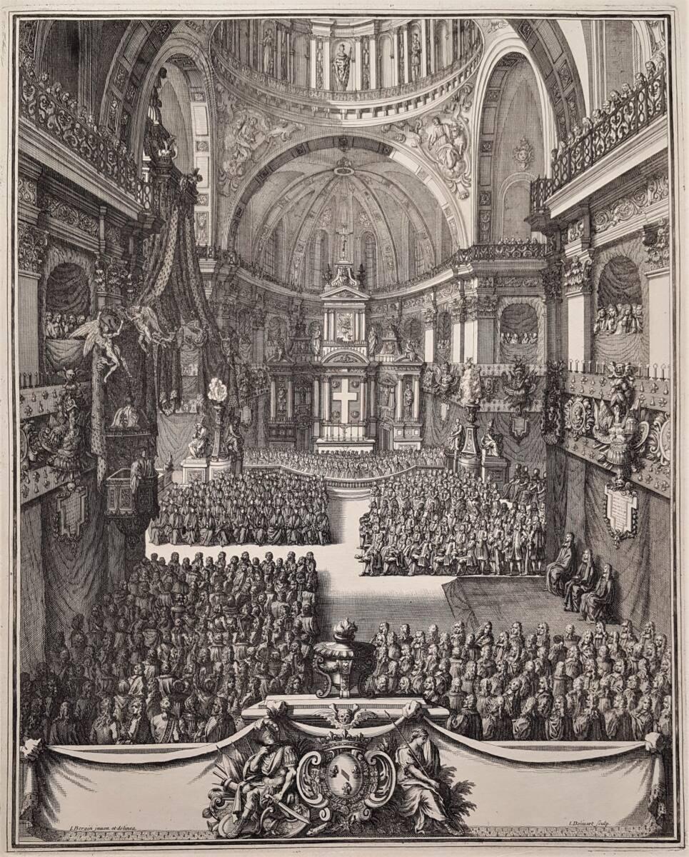 Beisetzungsfeier des Herzens von Louis II. de Bourbon-Condé in der Condé-Kapelle der Kirche St.…