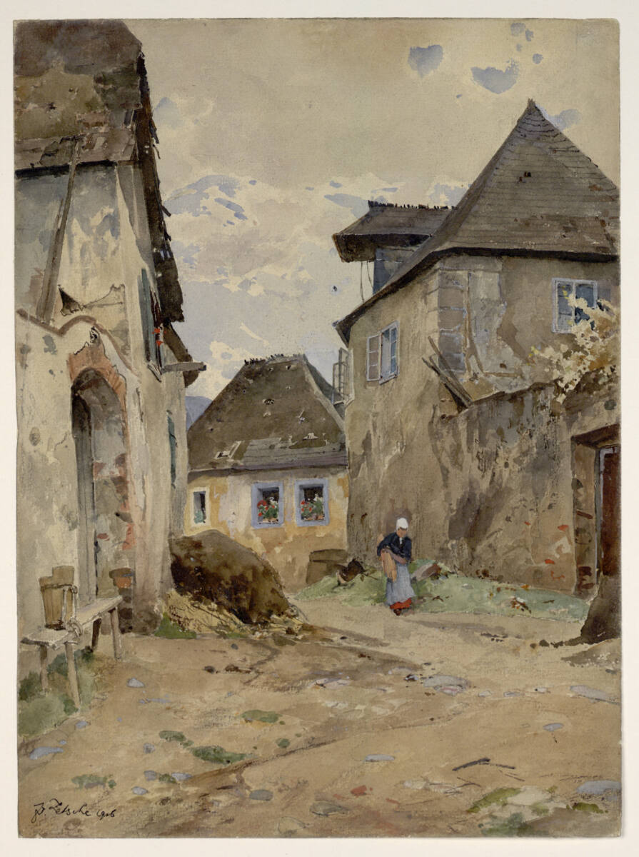Auf der Burg in Weissenkirchen, Eduard Zetsche