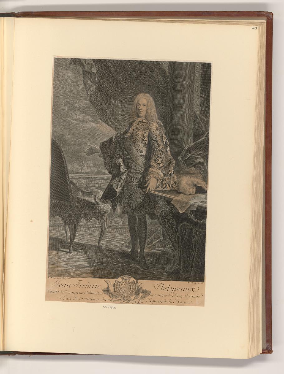 Französische Druckgrafiken des 18. Jahrhunderts, Porträt Jean Frédéric Phélipeaux, Inv. Nr.: Fr…