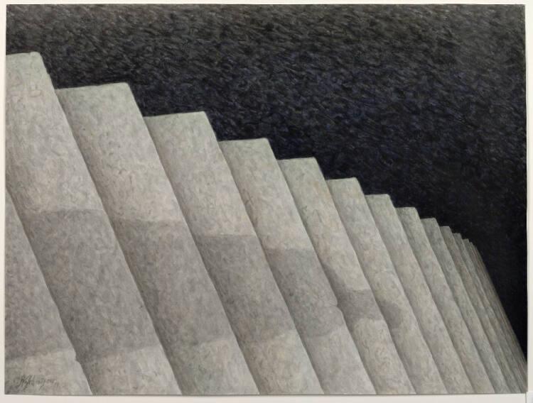 Walter Schmögner, Stufen mit Schatten, Inv. Nr.: 36538