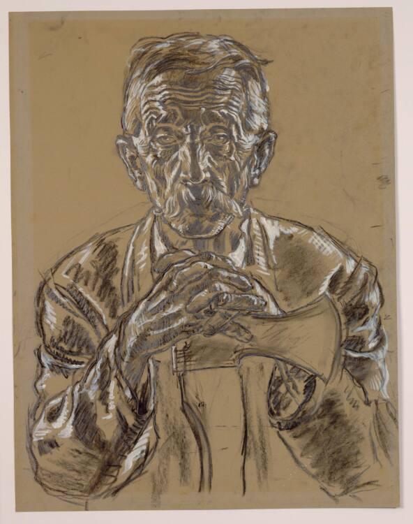 Erwin Lang, Bildnis eines alten Mannes, Inv. Nr.: 36635