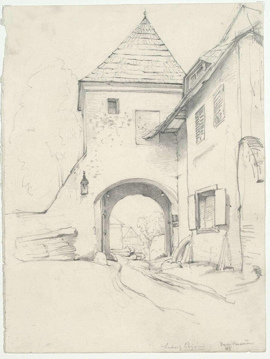 Traismauer, Ludwig Passini, 1848