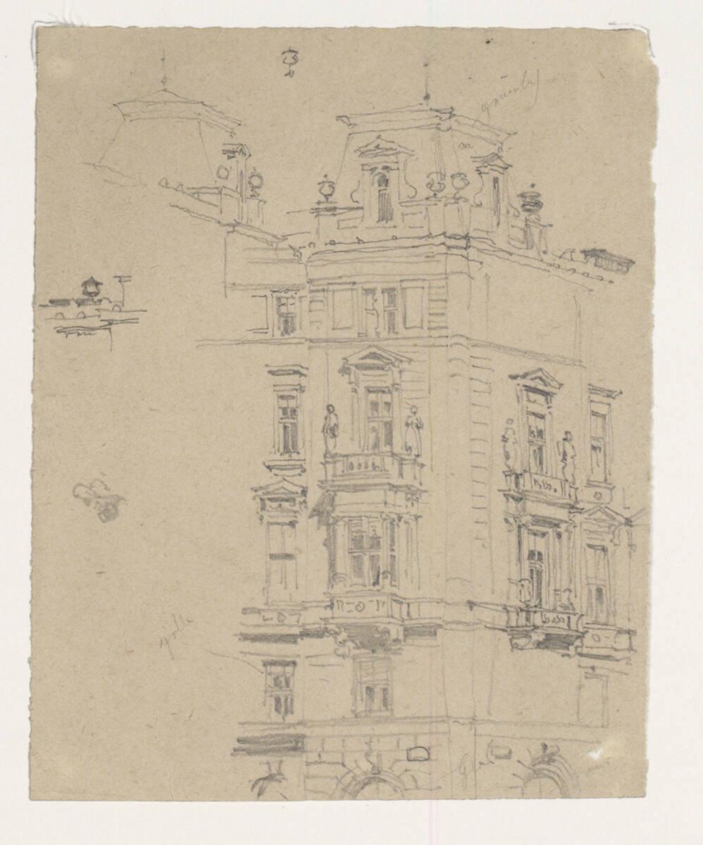 Rudolf von Alt, Fassade eines Hauses, Inv. Nr.: 36926