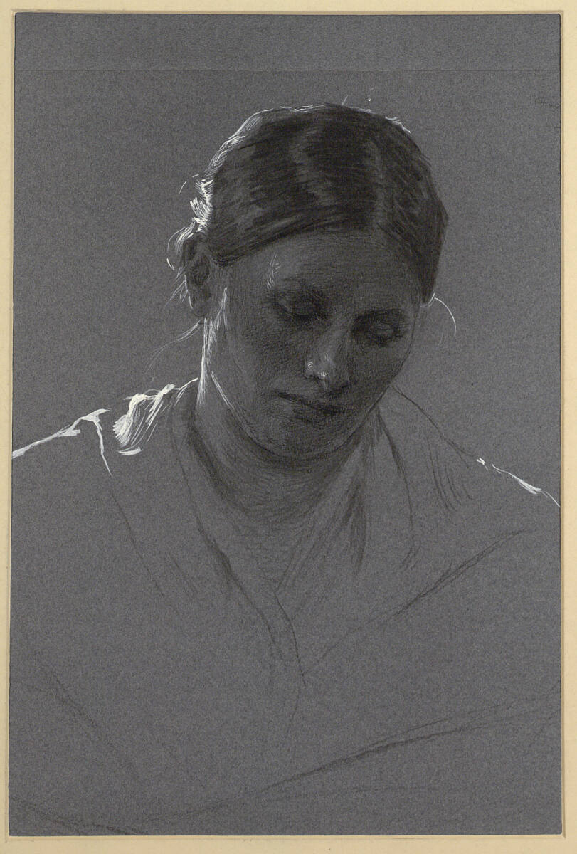 Frauenbildnis, Carl Bantzer, 1904